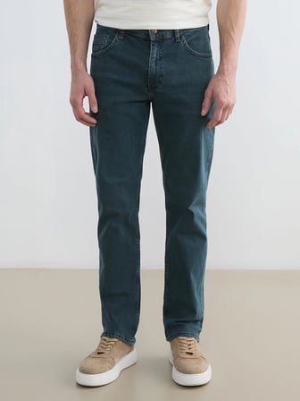 LCW Jeans Yeşil 779 Regular Fit Erkek Jean Pantolon
