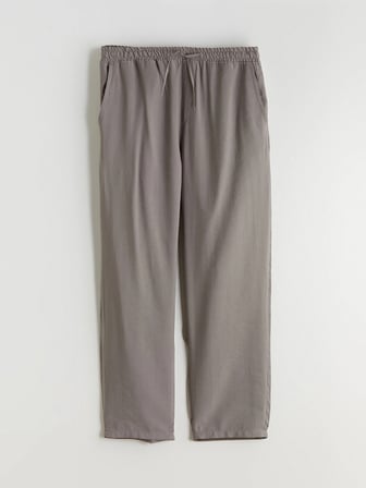 XSIDE Gri Rahat Kalıp Gabardin Erkek Pantolon
