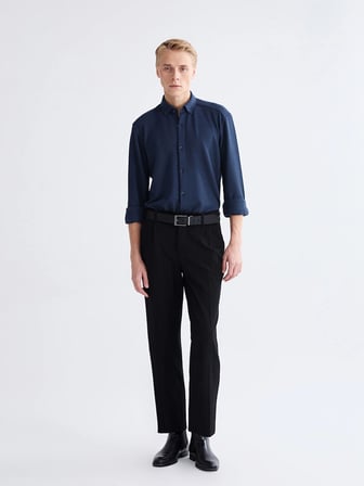 LCW Vision Petrol Slim Fit Erkek Gömlek