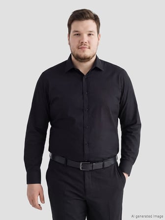 LCW BUSINESS Siyah Slim Fit Erkek Gömlek