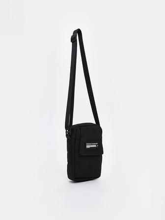 LCW ACCESSORIES Siyah Fermuarlı Erkek Omuz Çantası