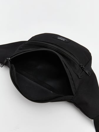 LCW ACCESSORIES Siyah Çift Fermuarlı Erkek Bel Çantası