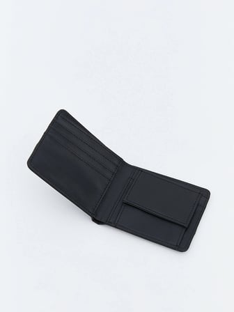 LCW ACCESSORIES Gri Deri Görünümlü Erkek Cüzdan