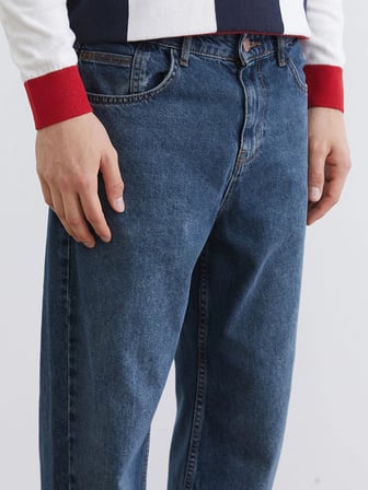 LCW Jeans Yeşil Baggy Fit Erkek Jean Pantolon