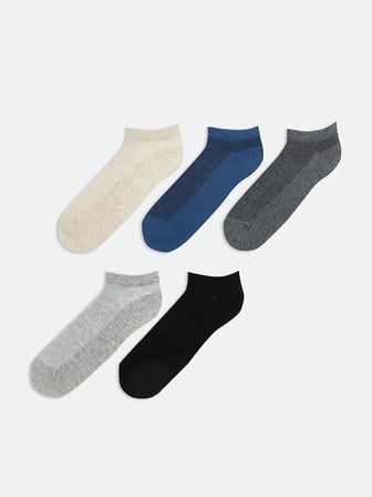 LCW ACCESSORIES Karışık Erkek Patik Çorap 5'li
