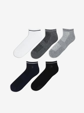 LCW ACCESSORIES Karışık Erkek Patik Çorap 5'li