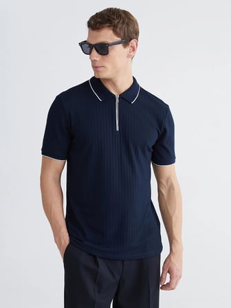 LCW Vision Lacivert Polo Yaka Erkek Tişört