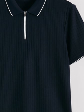 LCW Vision Lacivert Polo Yaka Erkek Tişört