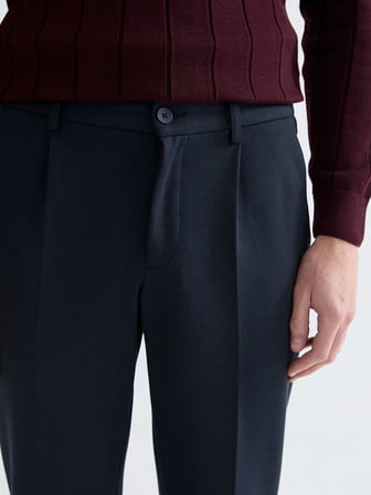 SOUTHBLUE Lacivert Standart Kalıp Gabardin Erkek Pantolon