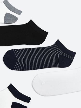 LCW ACCESSORIES Karışık Desenli Erkek Patik Çorap 7'li