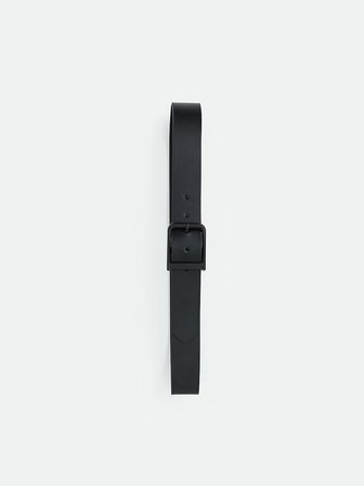 LCW ACCESSORIES Siyah Deri Görünümlü Erkek Kemer