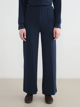 LCW Modest Lacivert Beli Lastikli Soft Touch Kadın Eşofman Altı