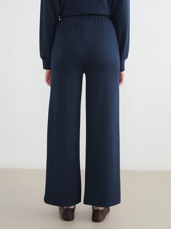 LCW Modest Lacivert Beli Lastikli Soft Touch Kadın Eşofman Altı