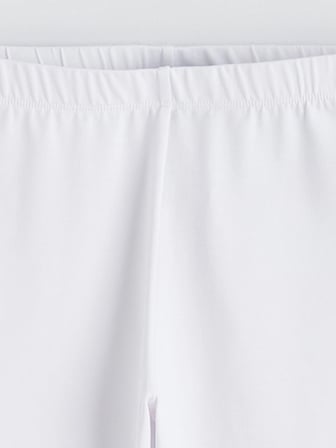 LCW Kids Beyaz Kız Çocuk Basic Kısa Tayt