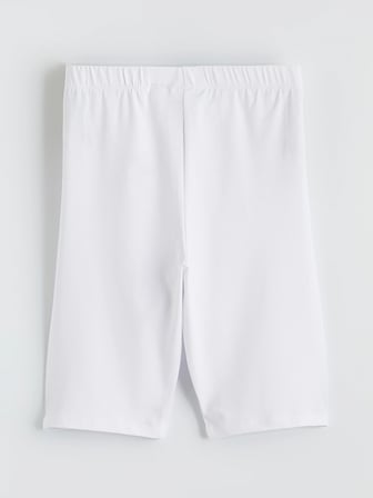 LCW Kids Beyaz Kız Çocuk Basic Kısa Tayt