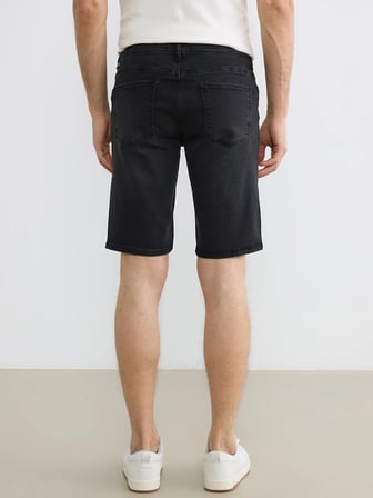 LCW Jeans Siyah Standart Kalıp Erkek Jean Şort