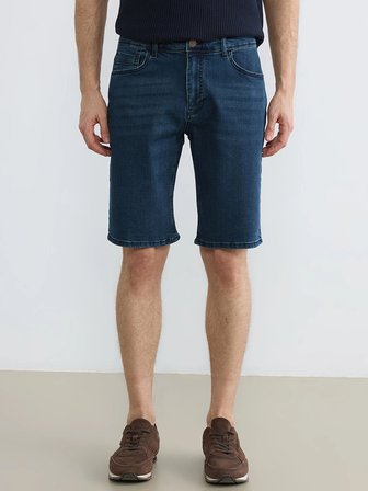LCW Jeans İndigo Standart Kalıp Erkek Jean Şort