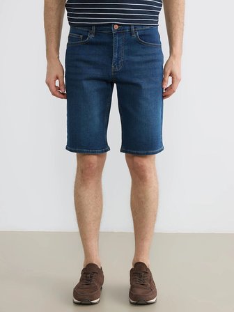 LCW Jeans İndigo Standart Kalıp Erkek Jean Şort