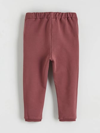 LCW baby Pembe Beli Lastikli Erkek Bebek Jogger Eşofman Alt