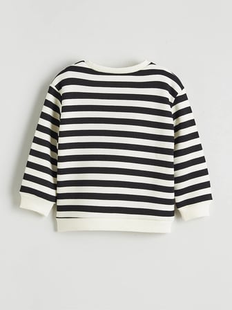 LCW baby Ekru Uzun Kollu Kız Bebek Sweatshirt