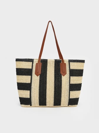 LCW ACCESSORIES Siyah Omuz Askılı Kadın Plaj Çantası