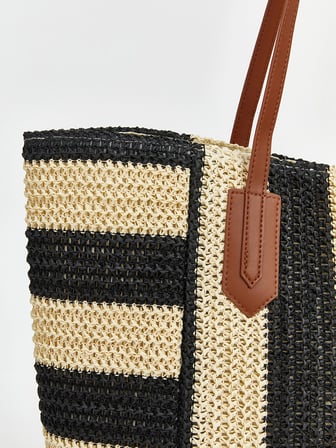 LCW ACCESSORIES Siyah Omuz Askılı Kadın Plaj Çantası
