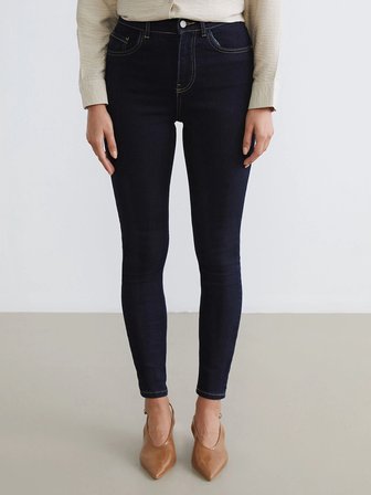 LCW Comfort İndigo Süper Skinny Fit Kadın Jean Pantolon