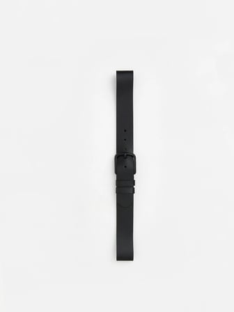 LCW ACCESSORIES Siyah Hakiki Deri Erkek Kemer