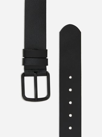 LCW ACCESSORIES Siyah Hakiki Deri Erkek Kemer