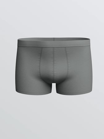 LC WAIKIKI Antrasit Rahat Kalıp Pamuklu Esnek Erkek Boxer 3'lü