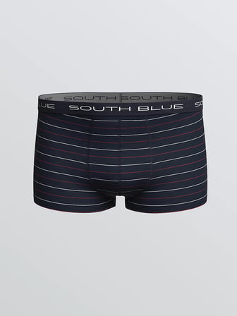LC WAIKIKI Lacivert Standart Kalıp Pamuklu Esnek Erkek Boxer 3'lü