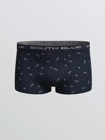 LC WAIKIKI Lacivert Standart Kalıp Pamuklu Esnek Erkek Boxer 3'lü