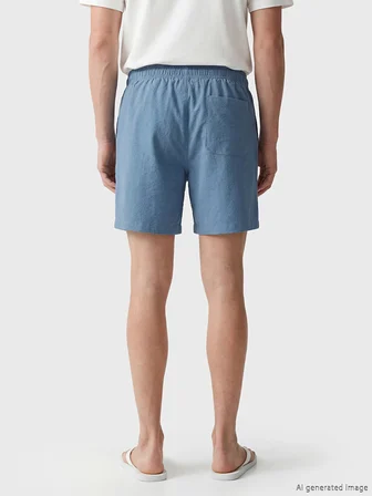 LCW SWIMWEAR Mavi Kısa Boy Erkek Deniz Şortu