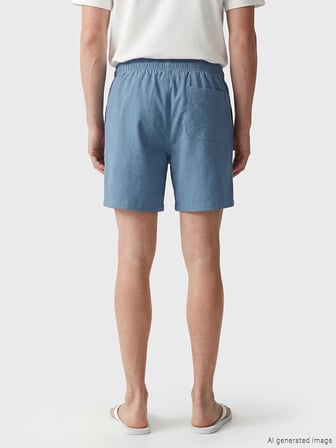 LCW SWIMWEAR Mavi Kısa Boy Erkek Deniz Şortu