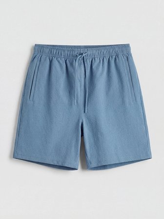 LCW SWIMWEAR Mavi Kısa Boy Erkek Deniz Şortu