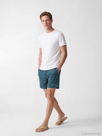 LCW SWIMWEAR Petrol Kısa Boy Erkek Deniz Şortu