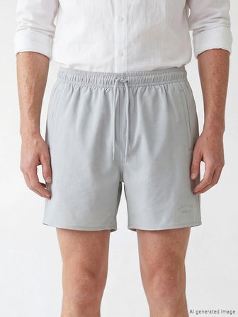 LCW SWIMWEAR Gri Kısa Boy Erkek Deniz Şortu