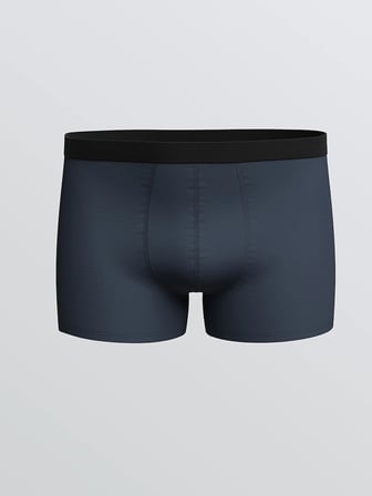 LC WAIKIKI İndigo Loose Fit Pamuklu Esnek Erkek Boxer 3'lü
