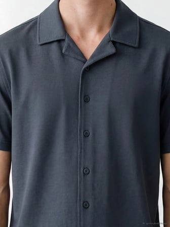 LC WAIKIKI Antrasit Regular Fit Erkek Şortlu Pijama Takımı