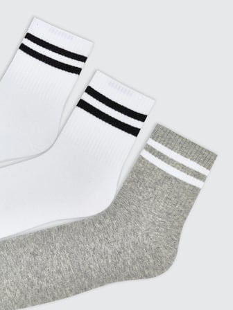 LCW ACCESSORIES Karışık Çizgili Erkek Soket Çorap 5'li