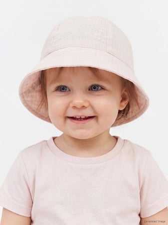 LCW baby Pembe Kız bebek Bucket Şapka