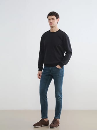 LCW Jeans Yeşil 750 Slim Fit Erkek Jean Pantolon