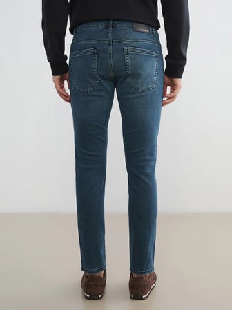 LCW Jeans Yeşil 750 Slim Fit Erkek Jean Pantolon