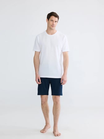 LC WAIKIKI Lacivert Slim Fit Erkek Pijama Alt Şort