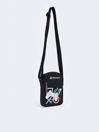 LCW ACCESSORIES Siyah Playstation Baskılı Erkek Çocuk Çapraz Çanta
