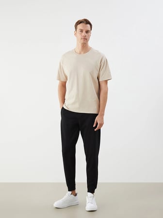 LCWAIKIKI Classic Siyah Basic Erkek Jogger Eşofman Altı