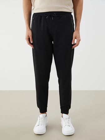 LCWAIKIKI Classic Siyah Basic Erkek Jogger Eşofman Altı