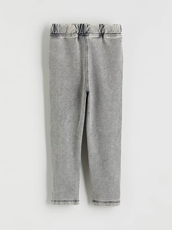 LCW Kids Siyah Beli Lastikli Kız Çocuk Tayt Pantolon