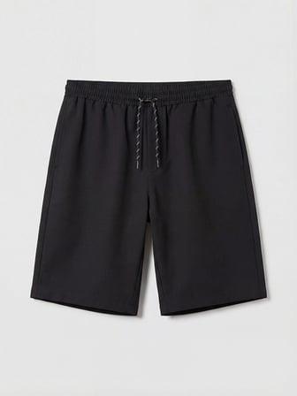 LCW SWIMWEAR Siyah Roller Boy Erkek Deniz Şortu