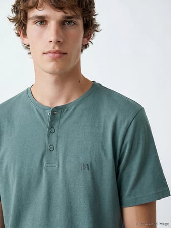 LC WAIKIKI Yeşil Standart Kalıp Erkek Şortlu Pijama Takımı